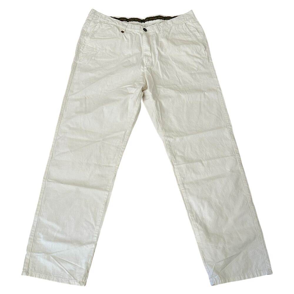 Men's Big & Tall White High Rise Chino Pants Size 52 NWOT